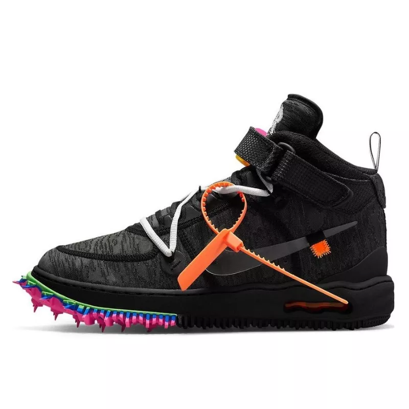 נעלי נייק | Nike Air Force 1 Mid Off White Clear Black
