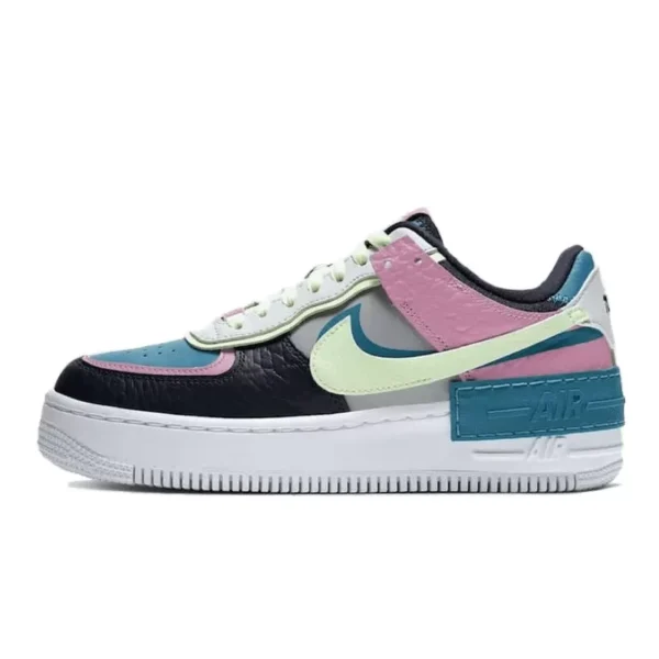 נעלי נייק | Nike Air Force 1 Shadow Barely Volt Oracle Aqua