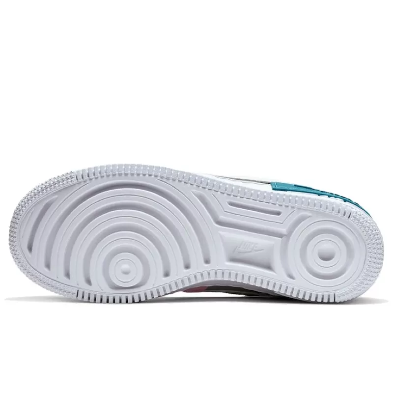 נעלי נייק | Nike Air Force 1 Shadow Barely Volt Oracle Aqua – תמונה 3
