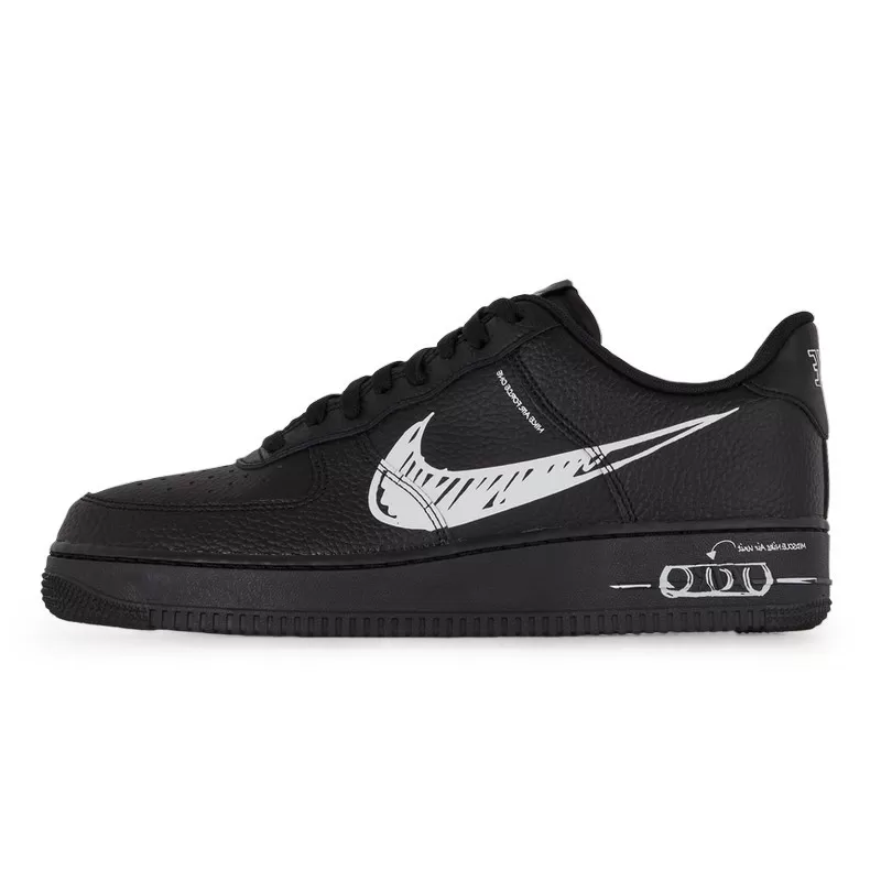 נעלי נייק | Nike Air Force 1 Sketch Black