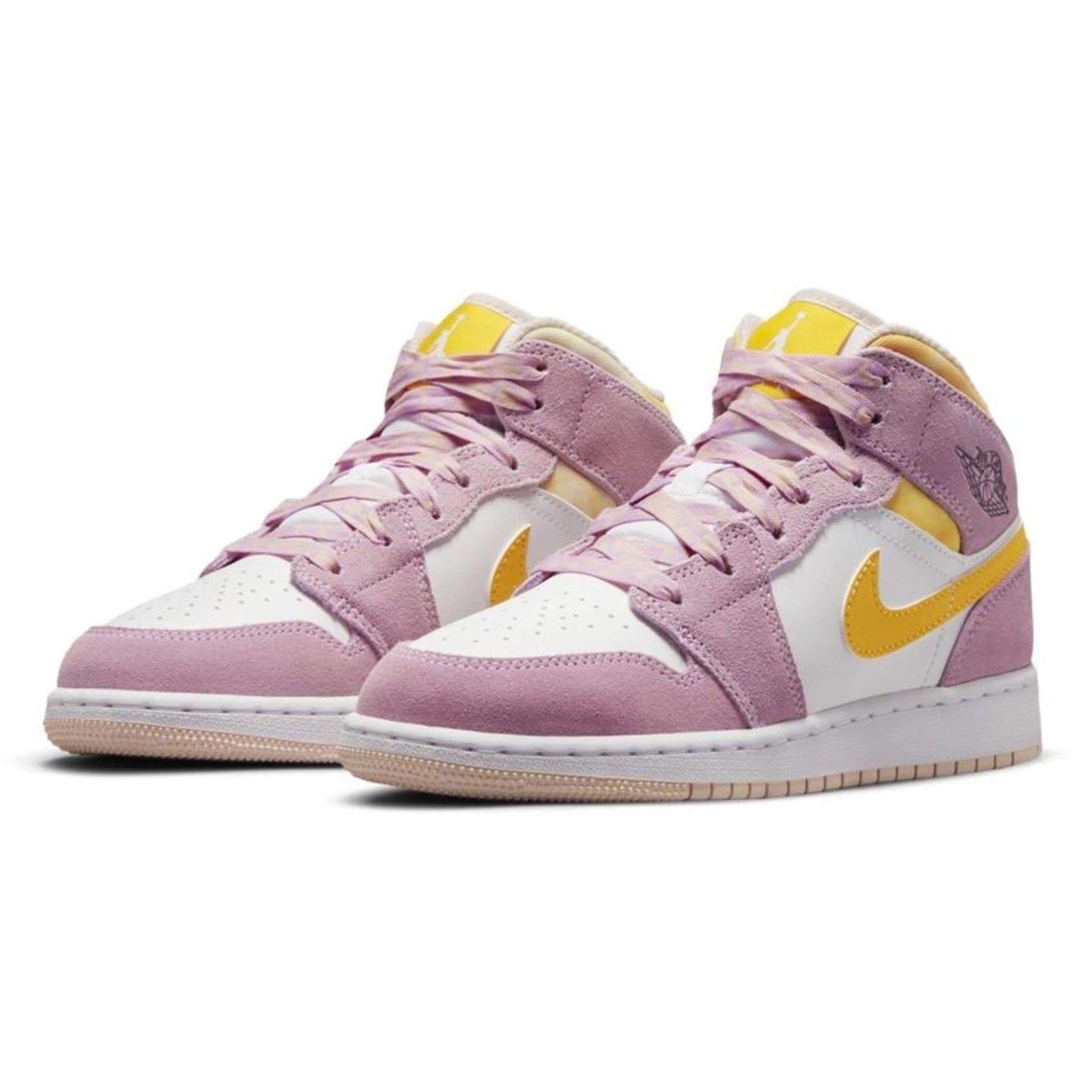 נעלי נייק אייר ג’ורדן | Nike air Jordan 1 Mid SE Arctic Pink GS – תמונה 2