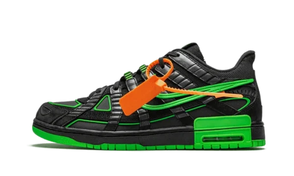 נעלי נייק | Air Rubber Dunk Off White Green Strike