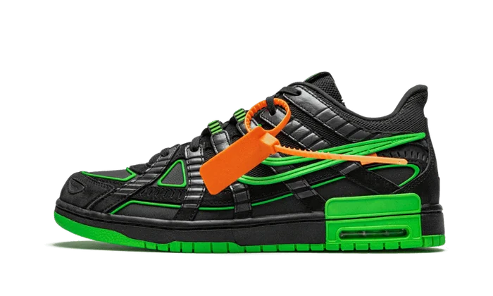 נעלי נייק | Air Rubber Dunk Off White Green Strike