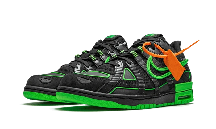 נעלי נייק | Air Rubber Dunk Off White Green Strike – תמונה 2