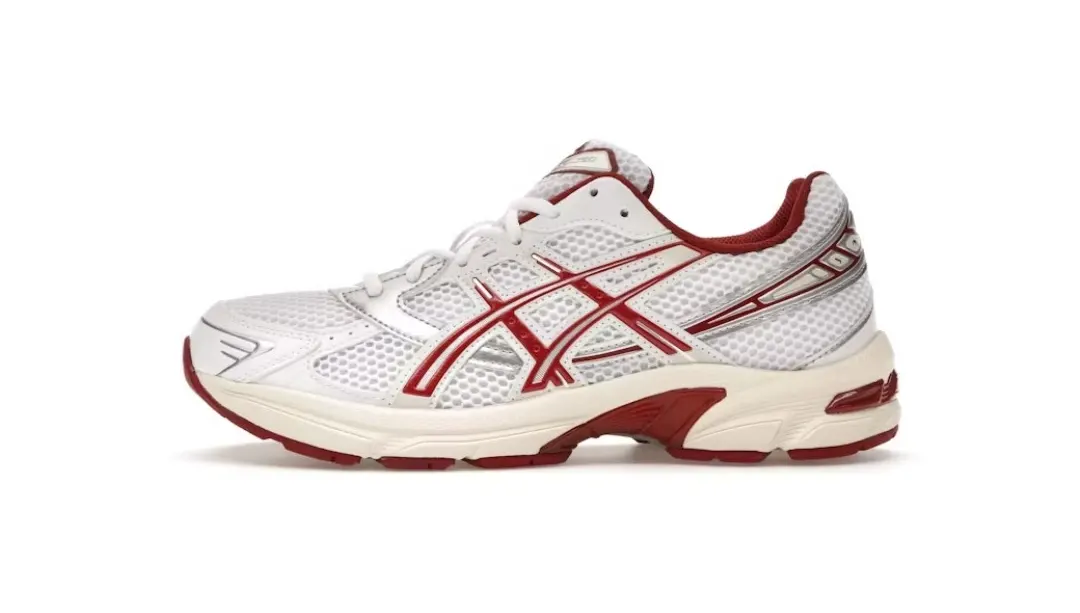 נעלי אקסיקס | Asics Gel 1130 White Red Dahlia
