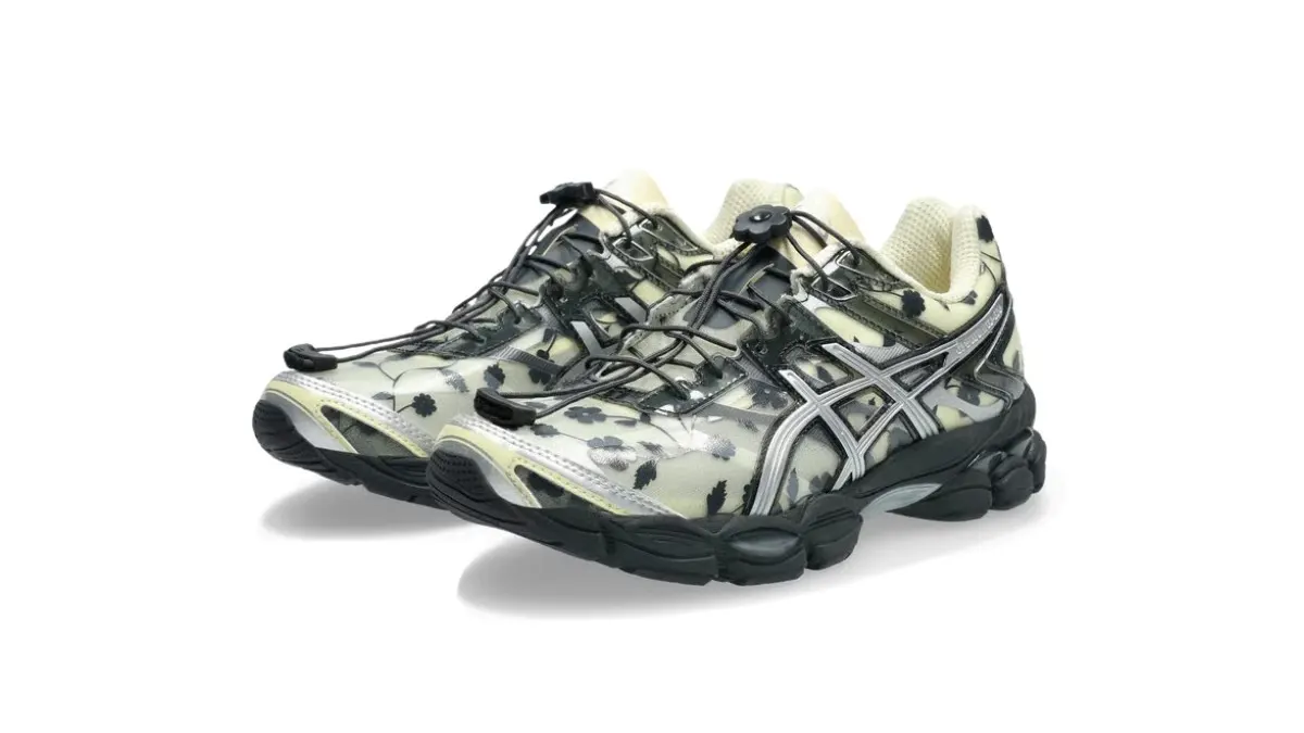 נעלי אקסיקס | Asics Gel Cumulus 16 Cecilie Bahnsen Floral Pack Ivory Black – תמונה 2