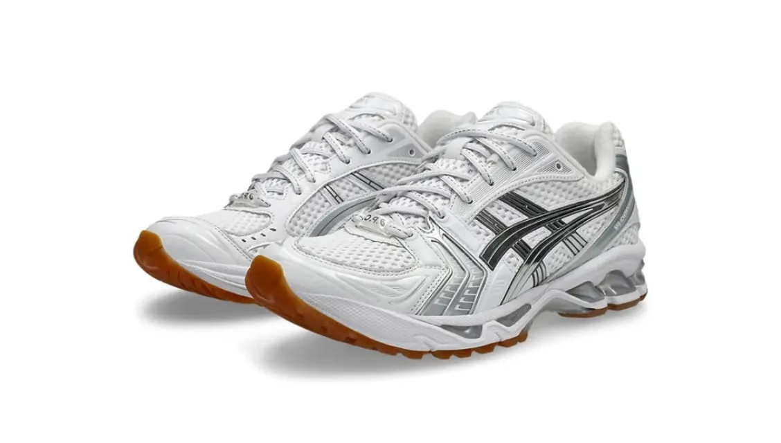 נעלי אקסיקס | Asics Gel Kayano 14 A P C White Pure Silver – תמונה 2