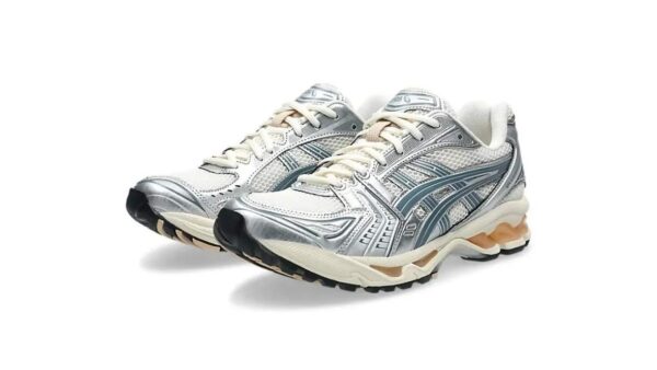 Asics gel kayano 14 birch pure silver teal gold 1 600x338