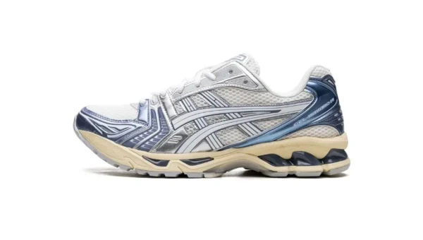 נעלי אקסיקס | Asics Gel Kayano 14 Cream Metallic Blue