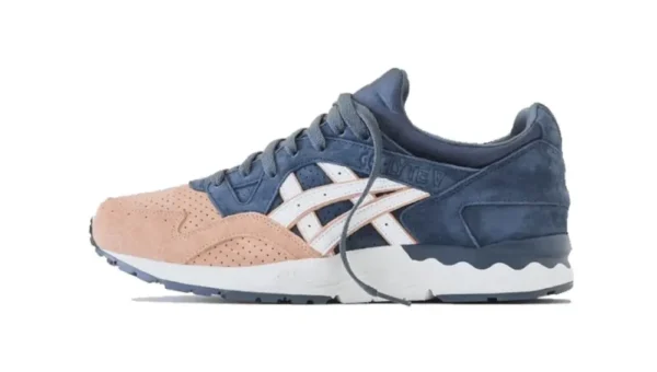 נעלי אקסיקס | Asics Gel Lyte V Kith Salmon Toe Blue