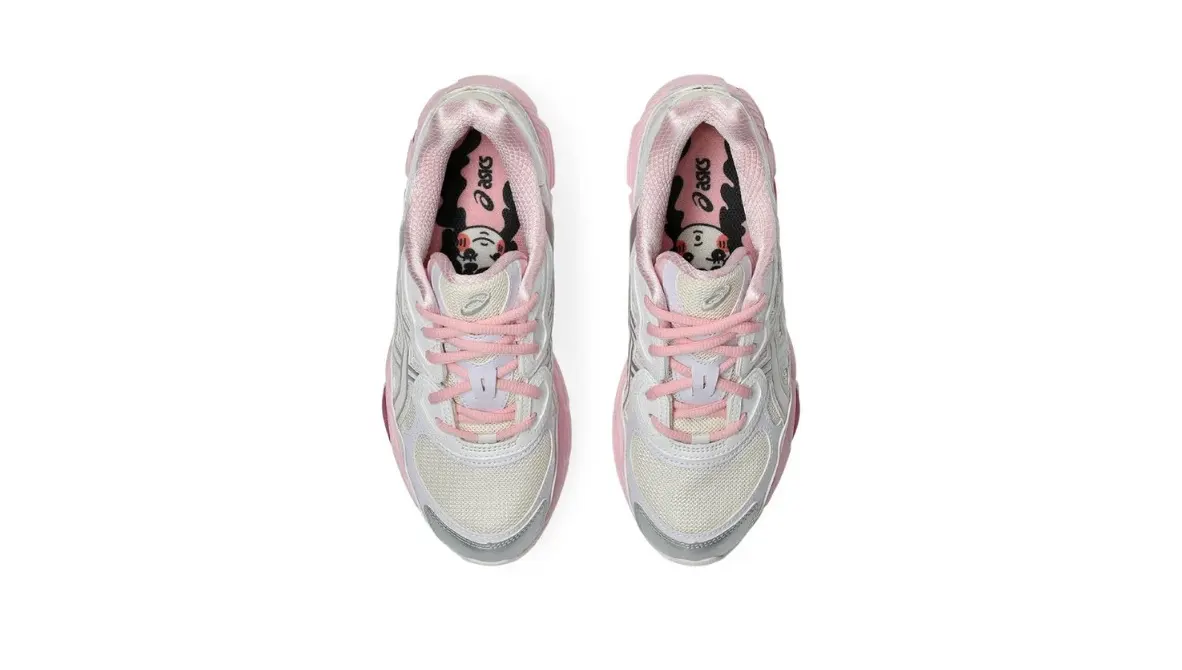 נעלי אקסיקס | Asics Gel NYC Kicki Yang Zhang Pink Cream Pure Silver – תמונה 3