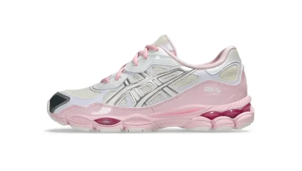 נעלי אקסיקס | Asics Gel NYC Kicki Yang Zhang Pink Cream Pure Silver