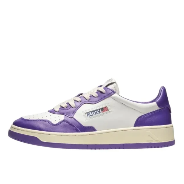 נעלי Autry Medalist Low Sneakers White Purple