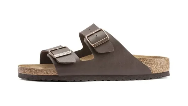 כפכפי בירקנשטוק | Birkenstock Arizona Birko Flor Dark Brown
