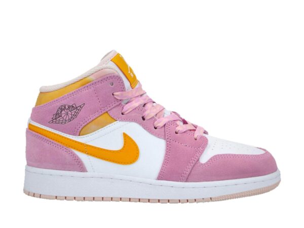 נעלי נייק אייר ג’ורדן | Nike air Jordan 1 Mid SE Arctic Pink GS