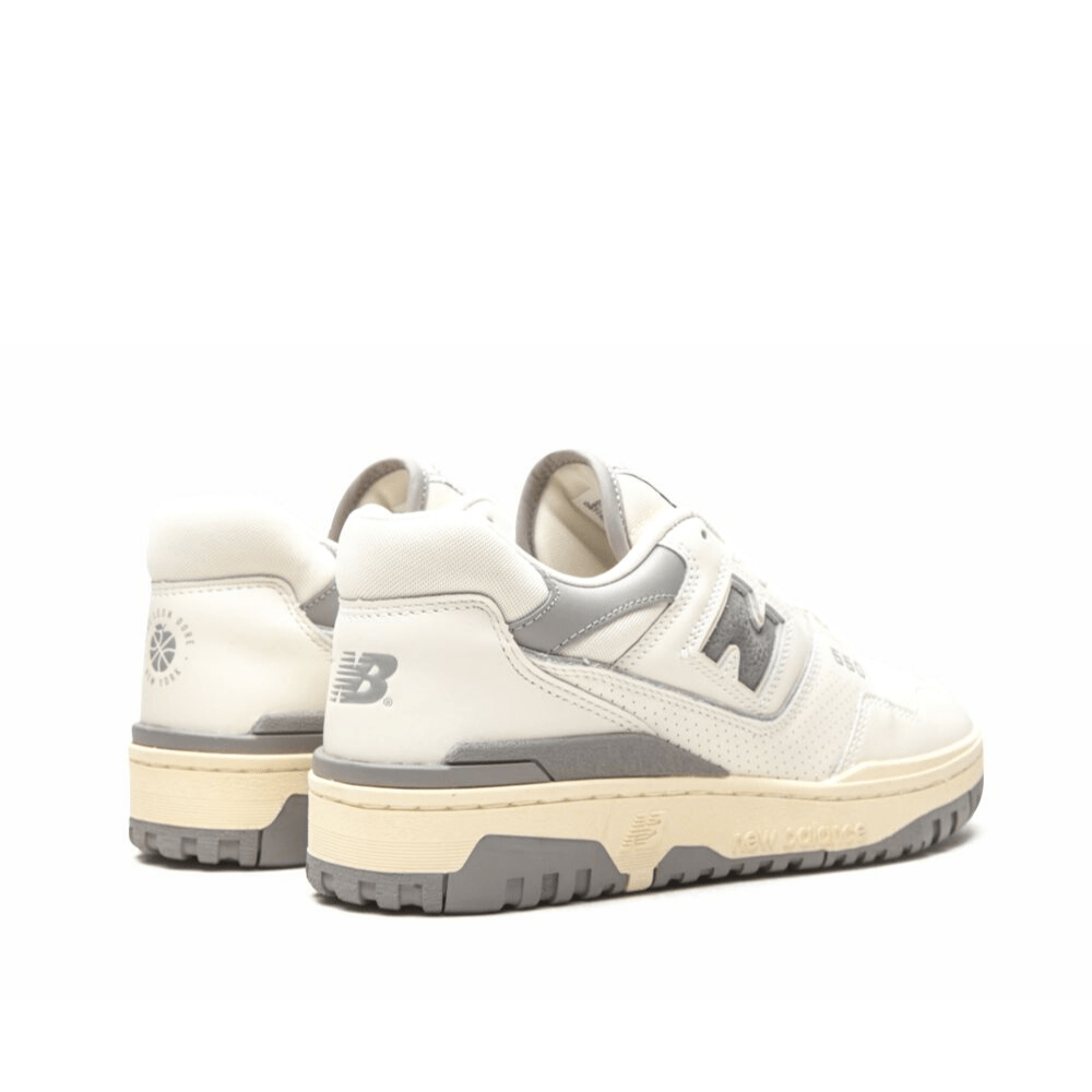 נעלי ניו באלאנס | New Balance 550 Leather White Gray – תמונה 3
