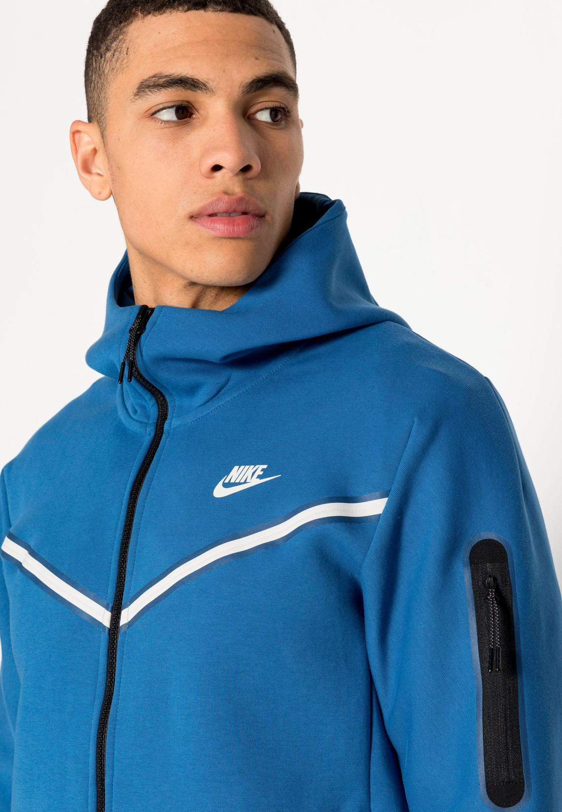 בגדי Nike Sportswear Sweatjakke – marina blue/light – תמונה 3