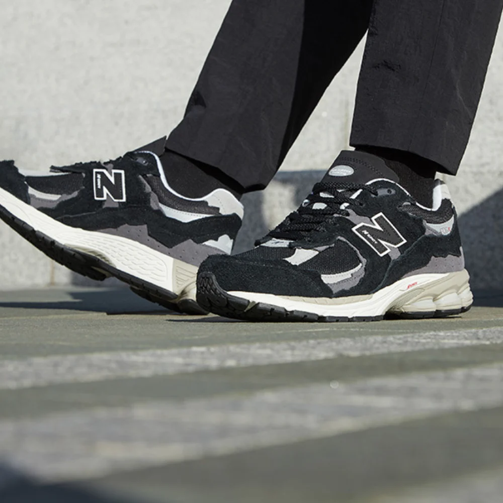 נעלי ניו באלאנס | New Balance 2002R Black Grey – תמונה 3