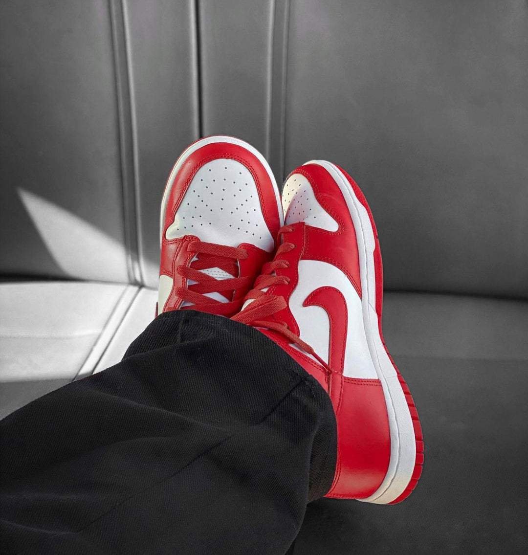 נעלי נייק דאנק | Nike Dunk High University Red – תמונה 4