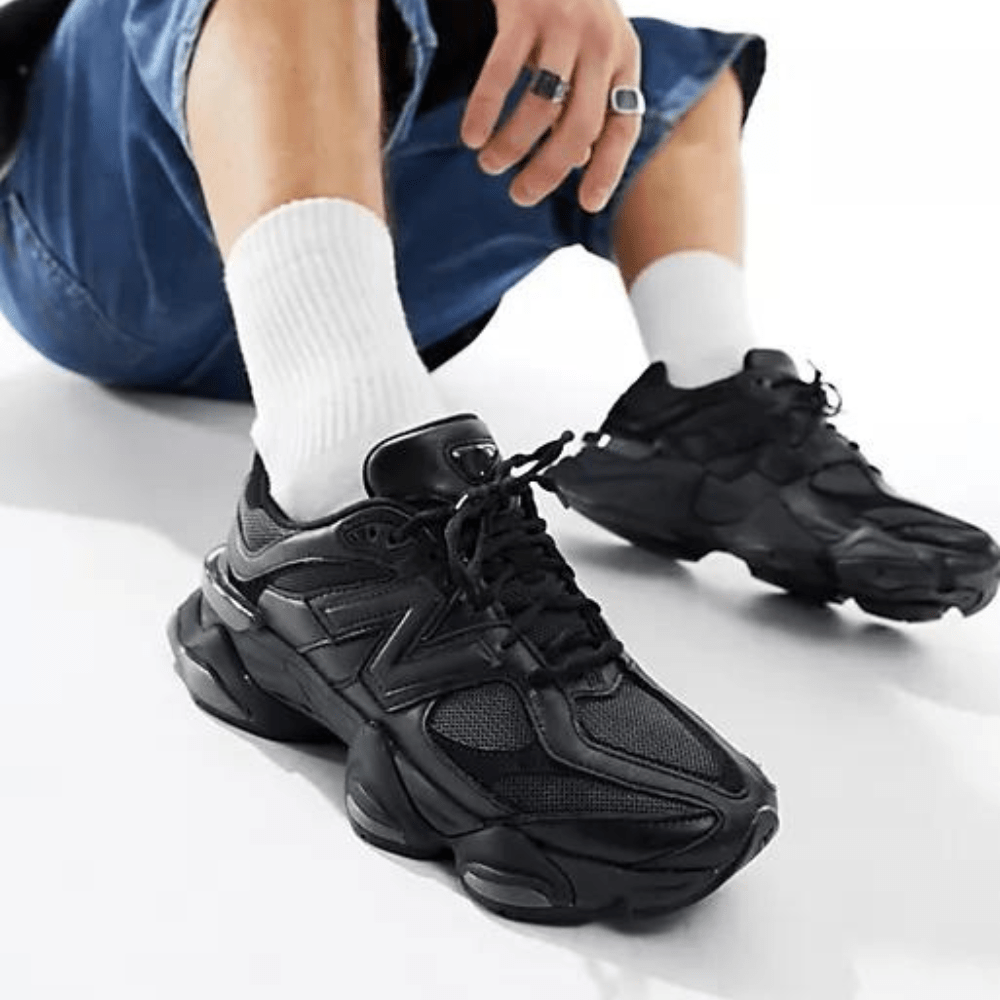 נעלי ניו באלאנס | New Balance 9060 Triple Black – תמונה 5