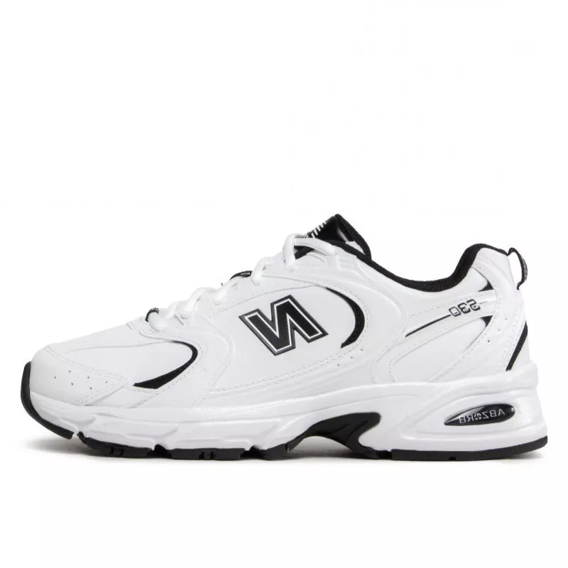 נעלי ניו באלאנס | New Balance 530 White Black Leather