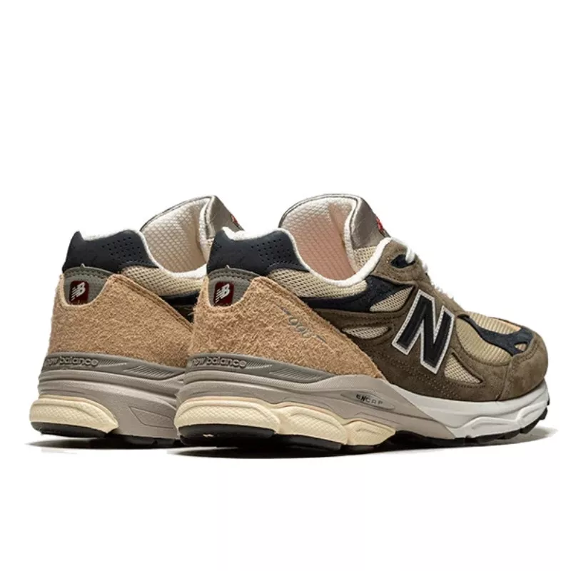 נעלי ניו באלאנס | New Balance 990 v3 Made In USA Green Cream – תמונה 3