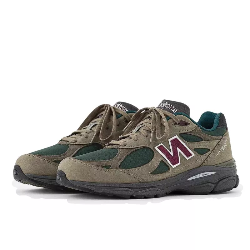 נעלי ניו באלאנס | New Balance 990 V3 MiUSA Green Olive – תמונה 2
