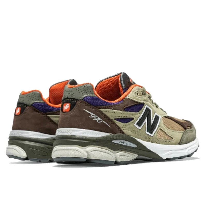 נעלי ניו באלאנס | New Balance 990 V3 MiUsa Tan Blue – תמונה 3