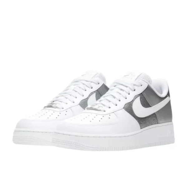 Nike air force 1 low 07 white metallic silver 600x600