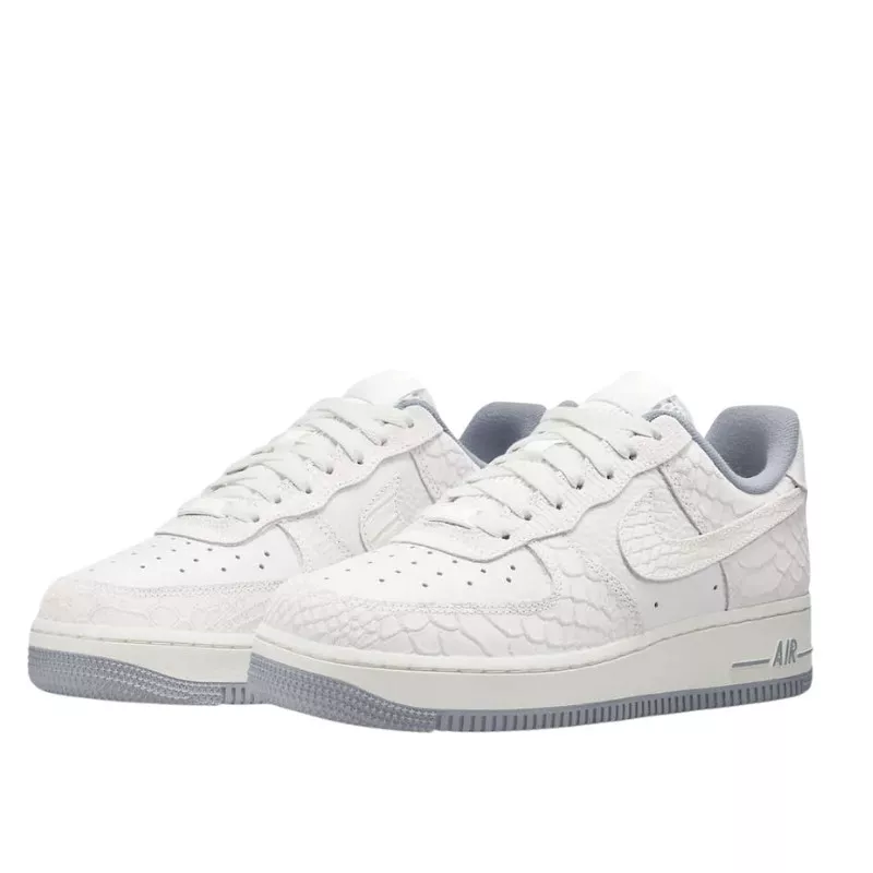 נעלי נייק | Nike Air Force 1 Low White Python – תמונה 2