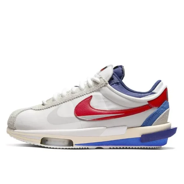 נעלי נייק | Nike Cortez 4 0 Sacai White University Red Blue