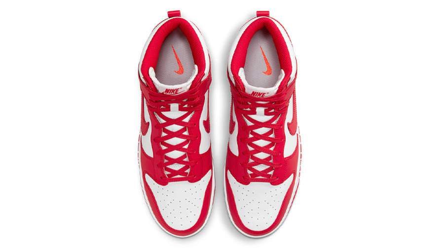 נעלי נייק דאנק | Nike Dunk High University Red – תמונה 3