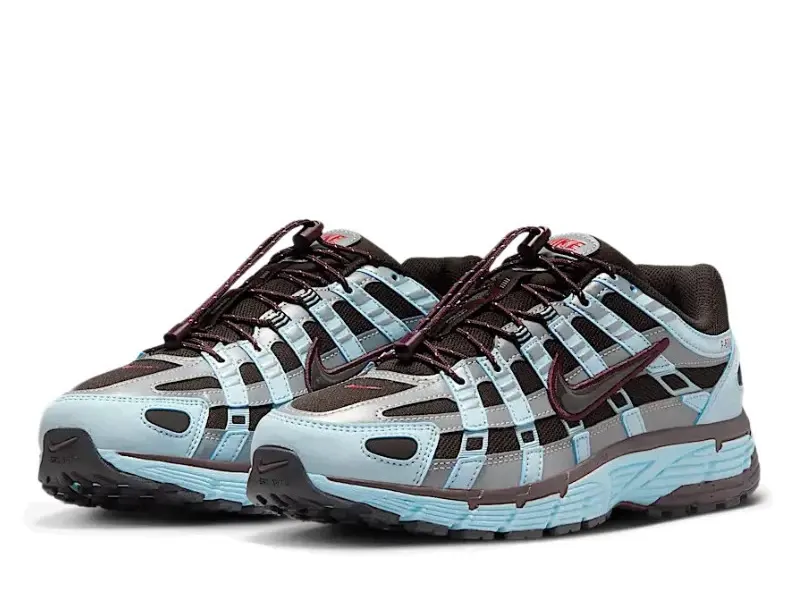 נעלי נייק | Nike P 6000 Glacier Blue Burgundy Crush – תמונה 2