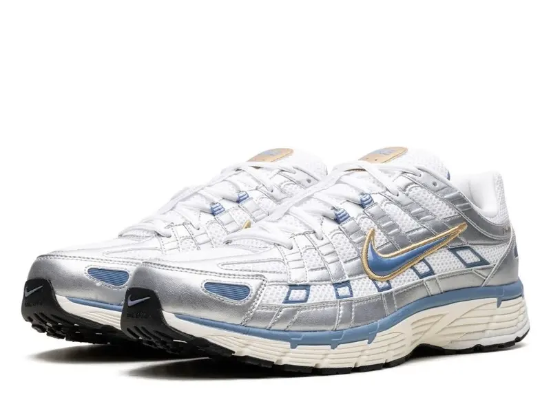 נעלי נייק | Nike P 6000 Metallic Silver Aegean Storm – תמונה 2