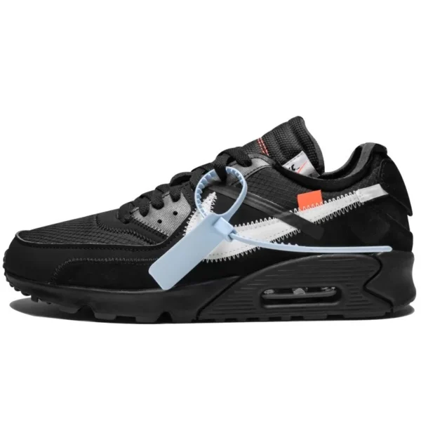 נעלי נייק | Nike Off White Air Max 90 Black