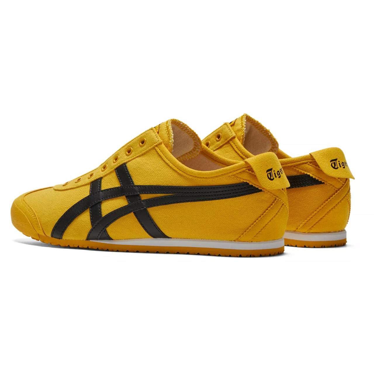 נעלי אוניטסוקה טייגר | Onitsuka Tiger MEXICO 66 SLIP ON Yellow/Black – תמונה 4