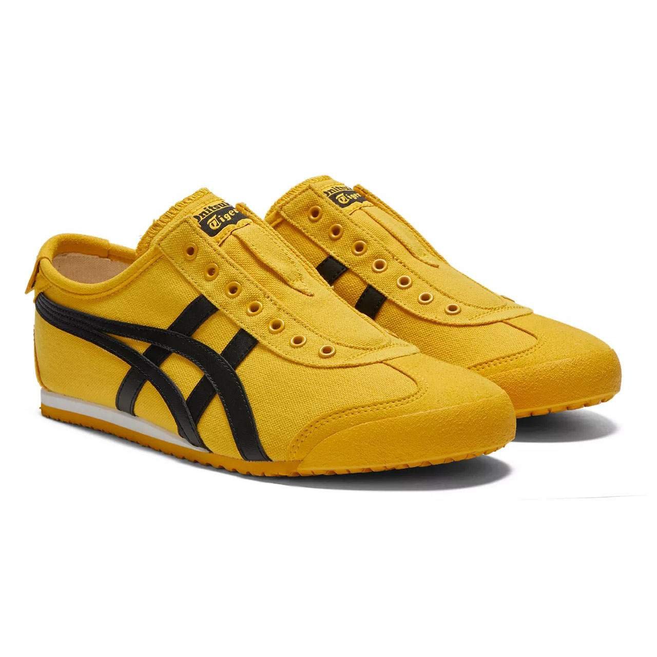 נעלי אוניטסוקה טייגר | Onitsuka Tiger MEXICO 66 SLIP ON Yellow/Black – תמונה 3