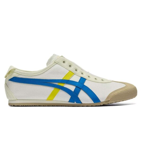 נעלי אוניטסוקה טייגר | Onitsuka Tiger MEXICO 66 SLIP ON Cream/Directoire Blue