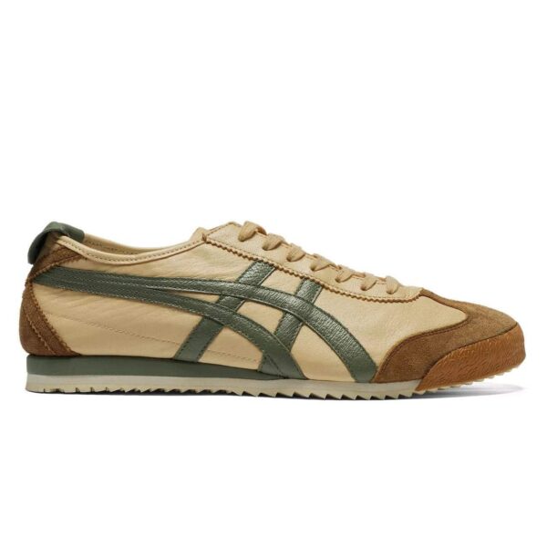 נעלי אוניטסוקה טייגר | Onitsuka Tiger MEXICO 66 NM Beige/Grass Green
