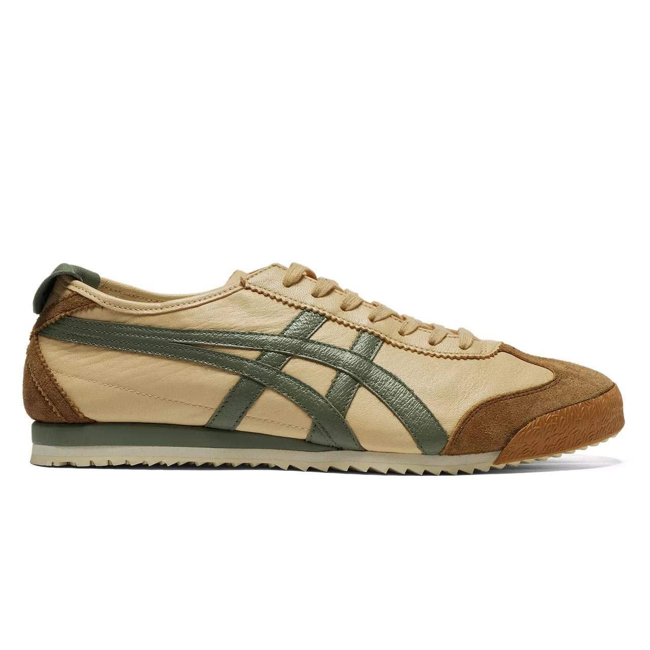 נעלי אוניטסוקה טייגר | Onitsuka Tiger MEXICO 66 NM Beige/Grass Green