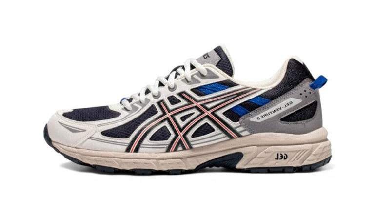 נעלי אסיקס | Asics Gel Venture 6 White Black Blue
