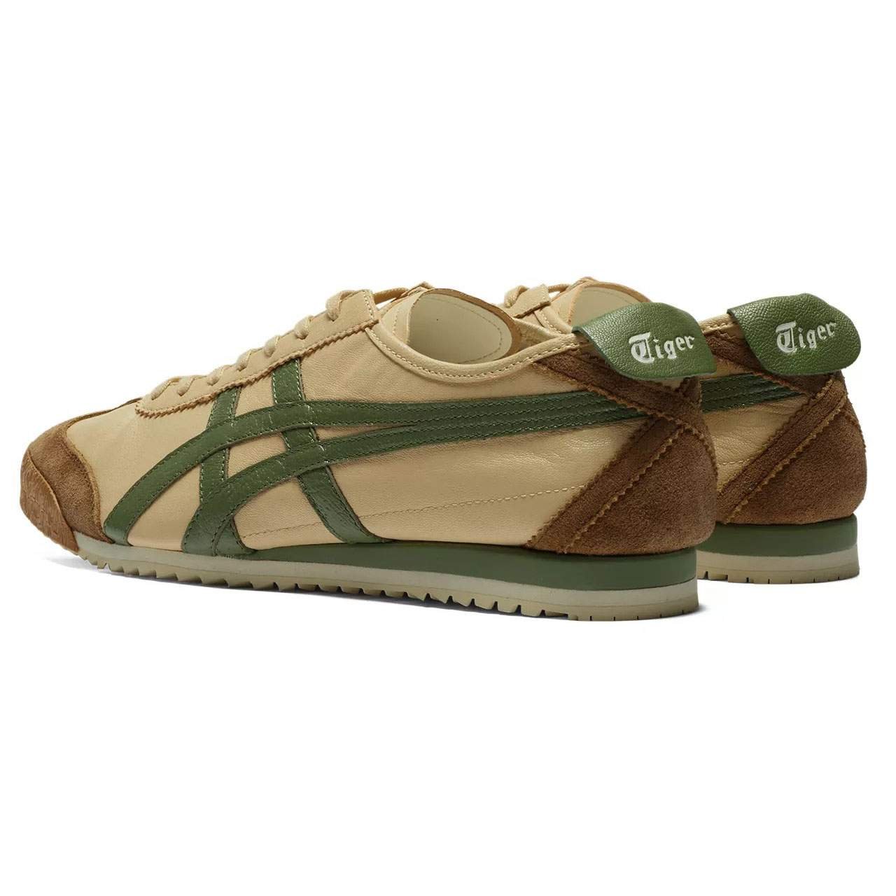 נעלי אוניטסוקה טייגר | Onitsuka Tiger MEXICO 66 NM Beige/Grass Green – תמונה 4