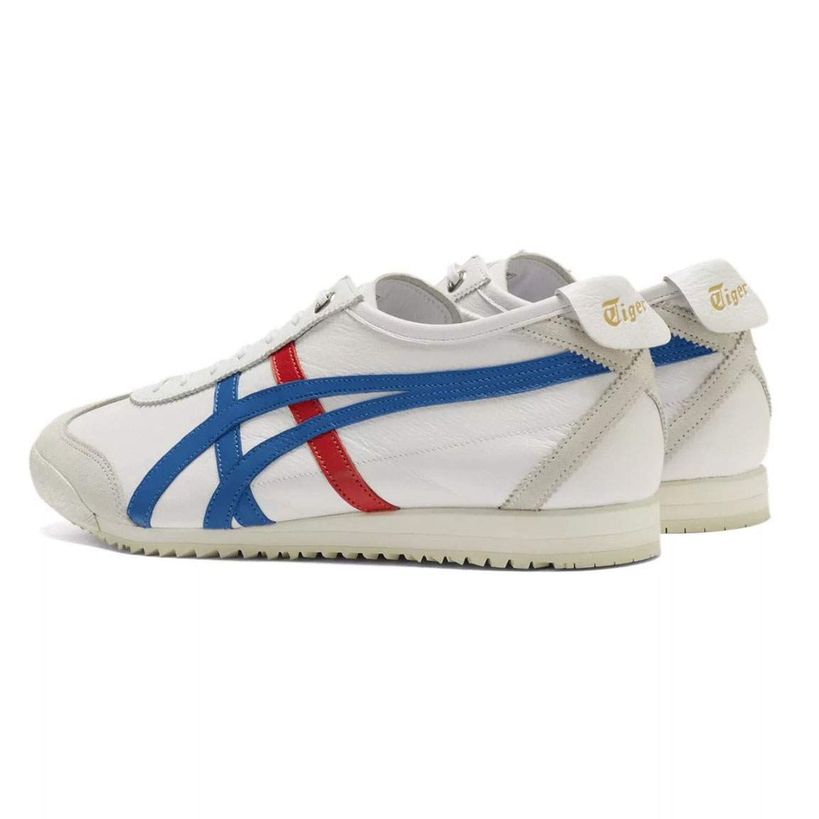 נעלי אוניטסוקה טייגר | Onitsuka Tiger MEXICO 66 SD White/Directoire Blue/Beige – תמונה 4