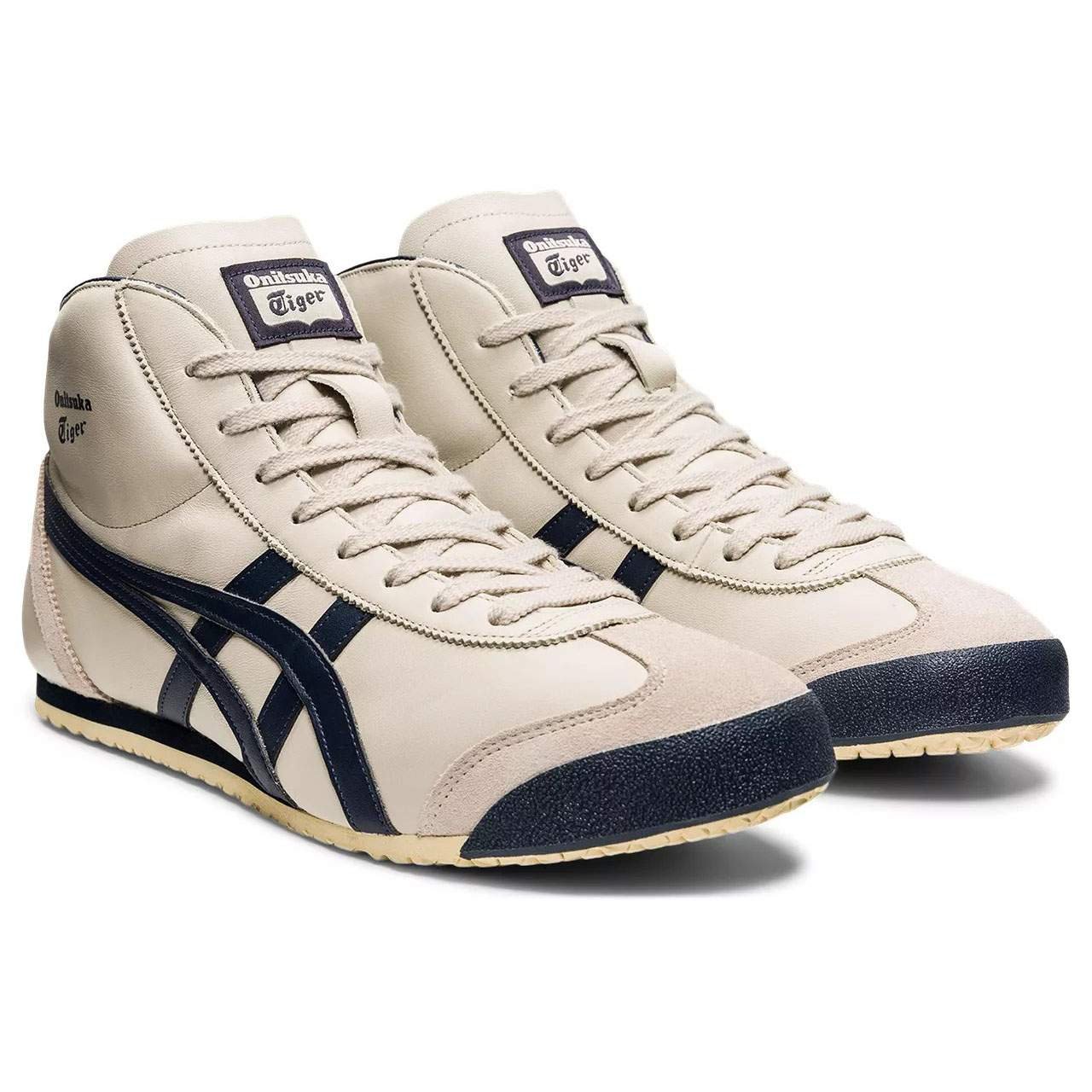נעלי אוניטסוקה טייגר | Onitsuka Tiger MEXICO Mid Runner Birch/Indian Ink – תמונה 4