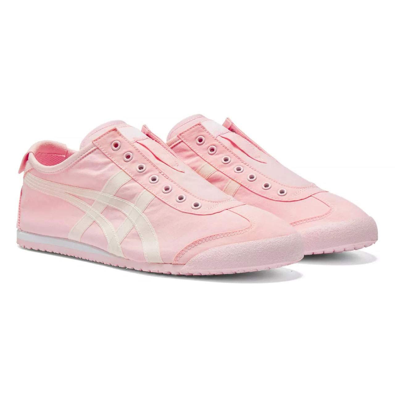 נעלי אוניטסוקה טייגר | Onitsuka Tiger MEXICO 66 SLIP ON Pink/White – תמונה 3