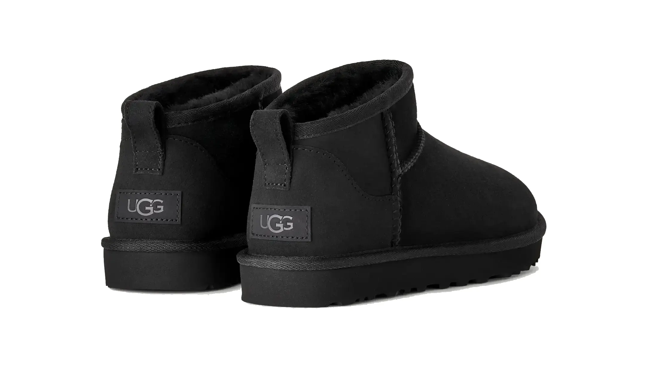 נעלי האג גברים | UGG Men’s Classic Ultra Mini Boot Black – תמונה 4