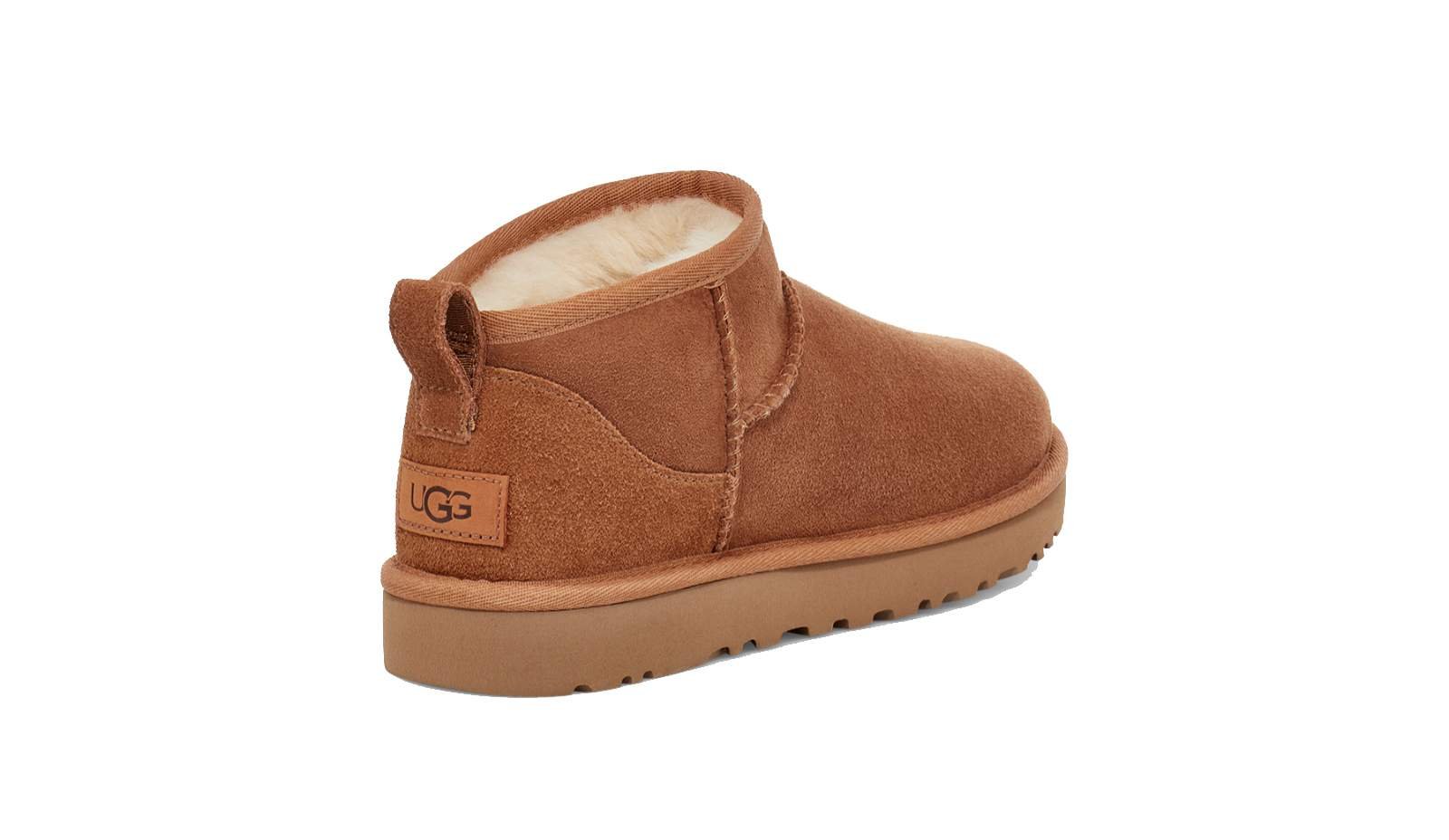 נעלי האג גברים | UGG Men’s Classic Ultra Mini Chestnut – תמונה 4