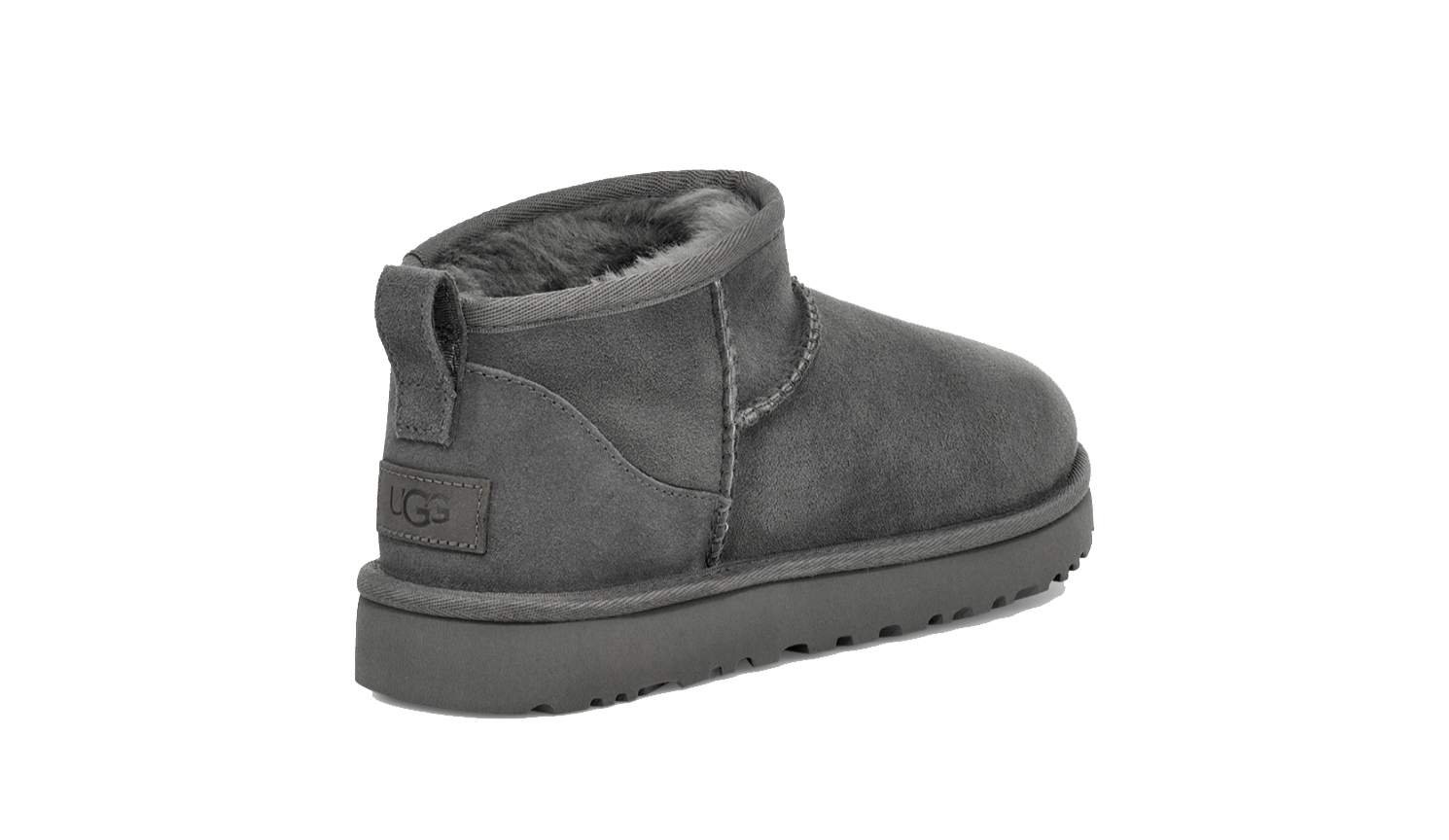 נעלי האג גברים | UGG Men’s Classic Ultra Mini Boot Grey – תמונה 4