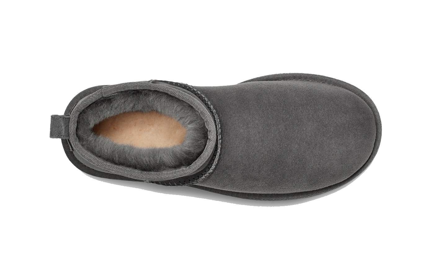 נעלי האג גברים | UGG Men’s Classic Ultra Mini Boot Grey – תמונה 5