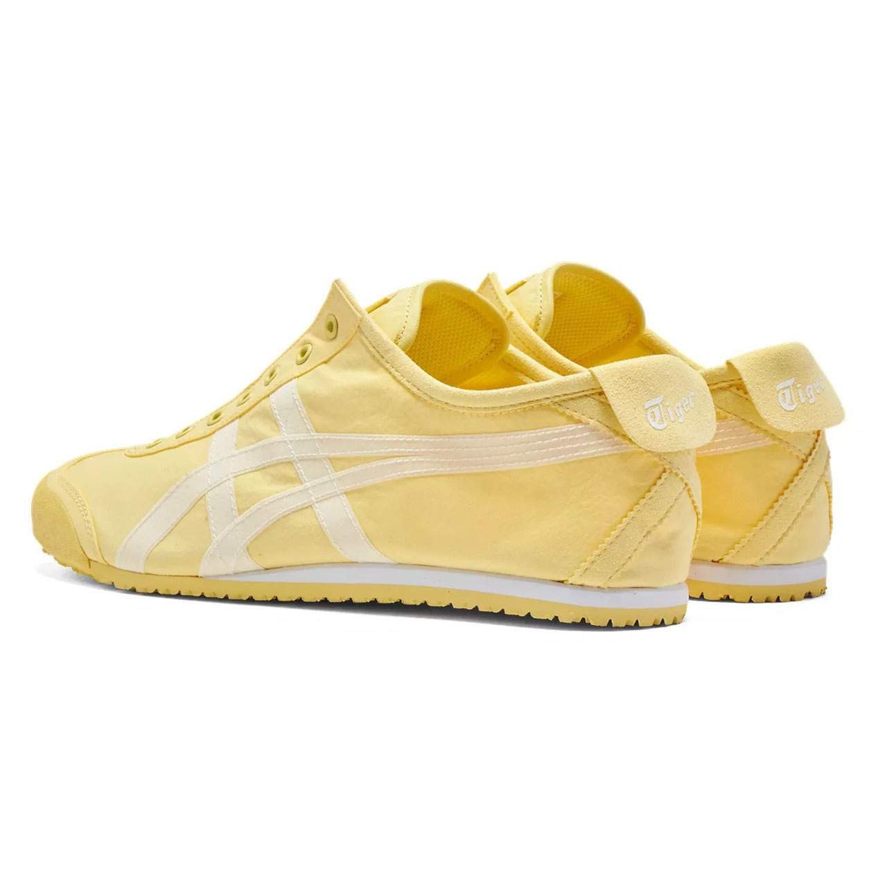 נעלי אוניטסוקה טייגר | Onitsuka Tiger MEXICO 66 SLIP ON Yellow/White – תמונה 4